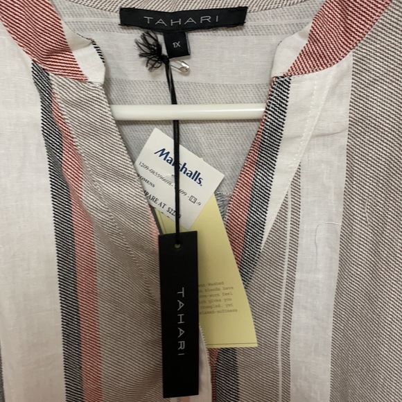 NWT Earth Tones Top by Tahari size 1X - Picture 7 of 12